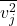 \overline{v_j^2}