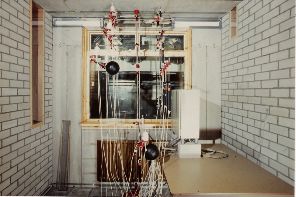 test chamber at the Delft University of Technology